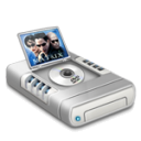 DVD movies drive - dark icon